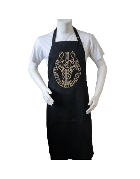 Forklæde m. Garderhussarregimentets regimentsmærkemærke