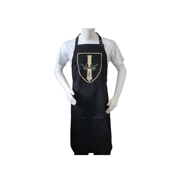 Forklæde m. Danske Artilleriregiments regimentsmærke