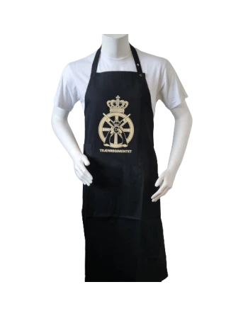 Forklæde m. Trænregimentets regimentsmærke