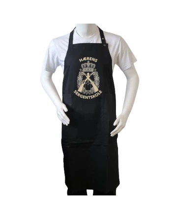 Forklæde m. Hærens Sergentskoles enhedsmærke