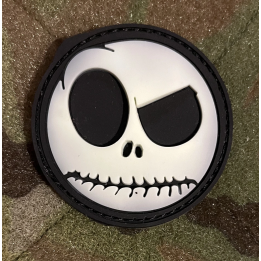 Nightmare Smiley 3D PVC Patch, Luminous