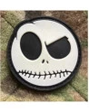 Nightmare Smiley, Rundt PVC med Velcro, Selvlysende (2. sortering)