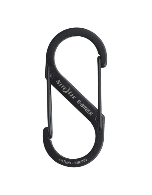 Nite Ize - S-Biner, Dual Carabiner, Steel, Small (2), Black