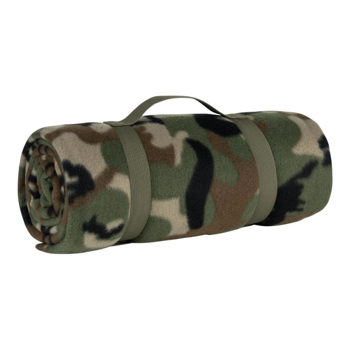 FOSCO - Fleece blanket, Woodland Camouflage