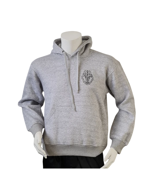 Lancer - Hoodie u/zip, GARDEHUSARREGIMENTET, Grå