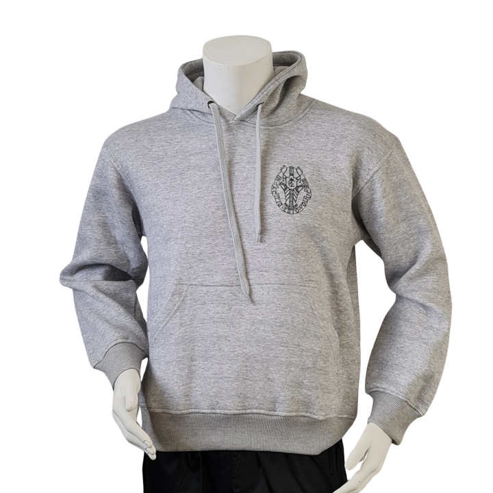 Lancer - Hoodie u/zip, GARDEHUSARREGIMENTET, Grå