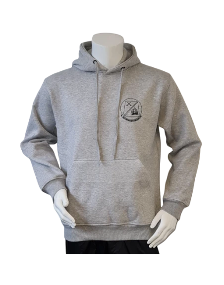 Lancer - Hoodie u/zip, 4. MARINEESKADRON, Grå