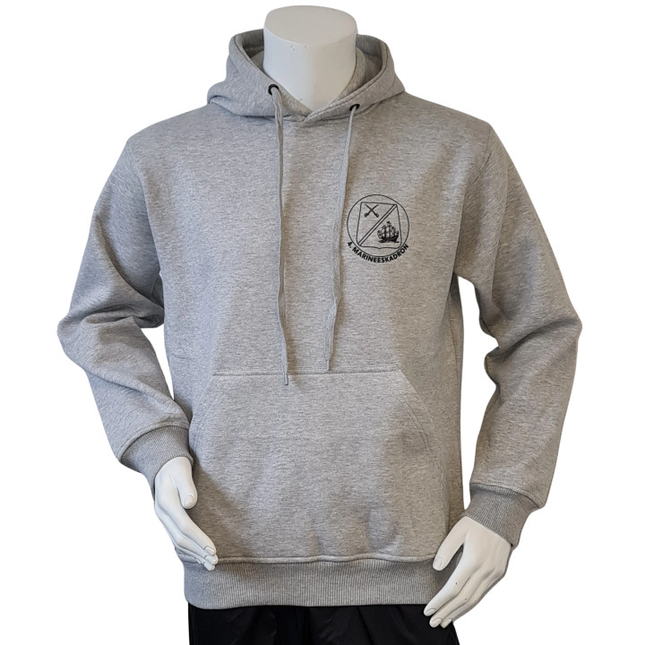 Lancer - Hoodie u/zip, 4. MARINEESKADRON, Grå