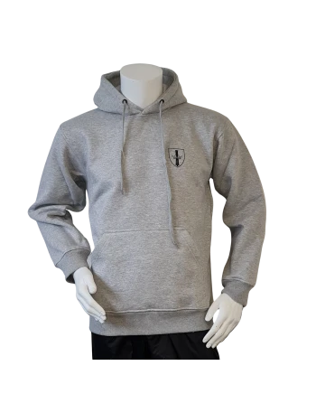 Lancer - Hoodie u/zip, DANSKE ARTILLERIREGIMENT, Grå