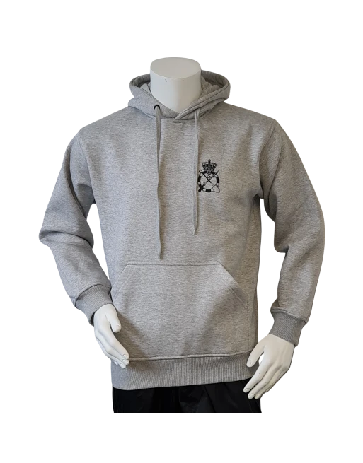 Lancer - Hoodie u/zip, INGENIØRREGIMENTET, Grå