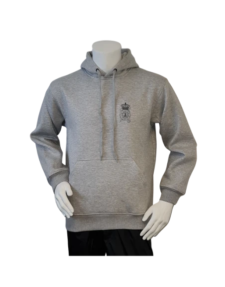 Lancer - Hoodie u/zip, EFTERRETNINGREGIMENTET, Grå