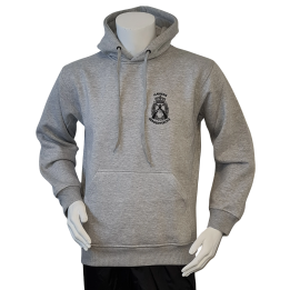 Lancer - Hoodie u/zip, HÆRENS SERGENTSKOLE, Grå