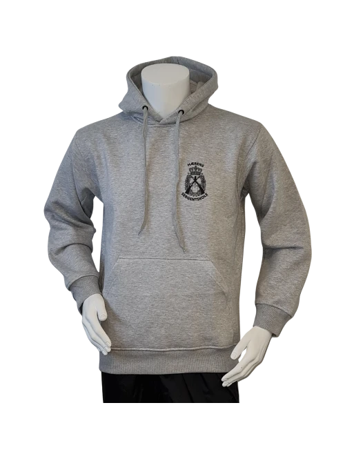 Lancer - Hoodie u/zip, HÆRENS SERGENTSKOLE, Grå