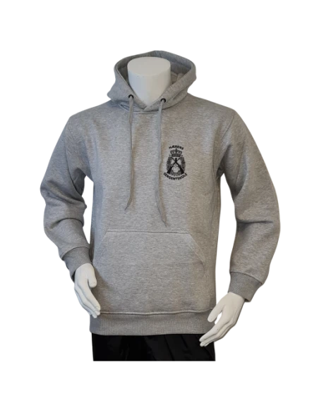 Lancer - Hoodie u/zip, HÆRENS SERGENTSKOLE, Grå