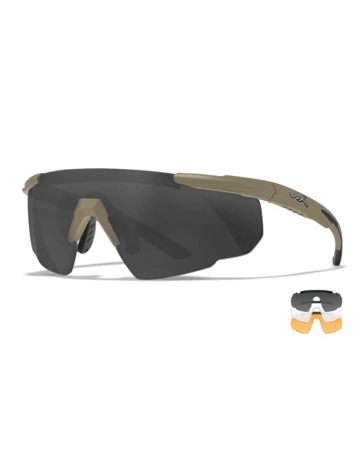 Wiley X - SABER Advanced TAN - Clear/Grey/Light Rust