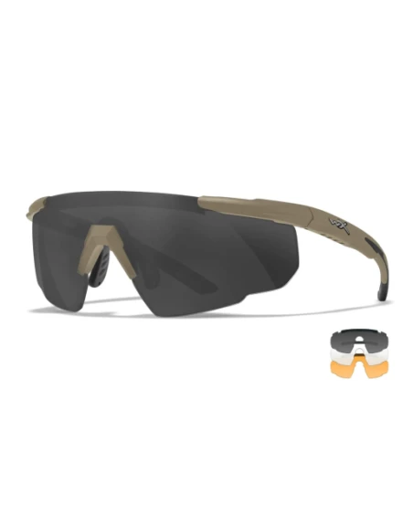 Wiley X - SABER Advanced TAN - Clear/Grey/Light Rust