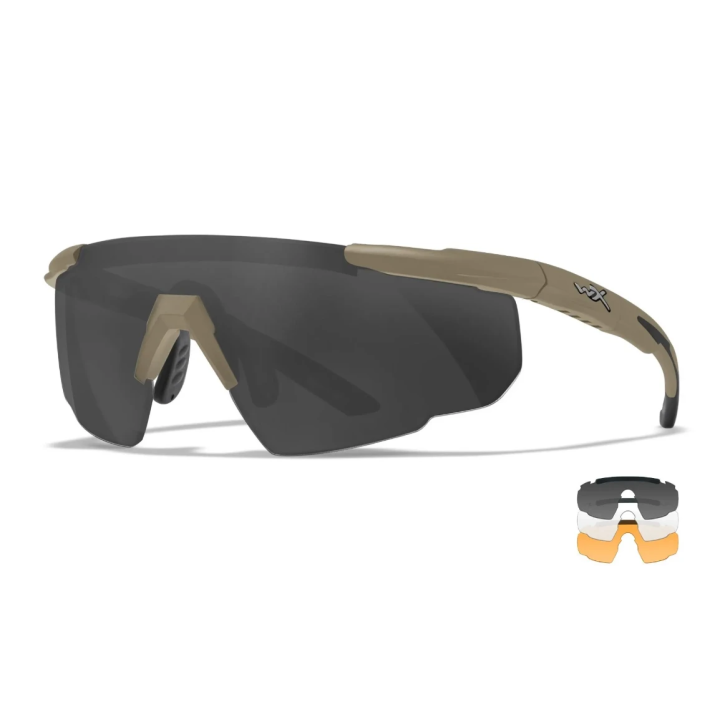 Wiley X - SABER Advanced TAN - Clear/Grey/Light Rust