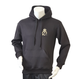 Lancer - Hoodie u/zip, INGEINØRREGIMENTET, Sort