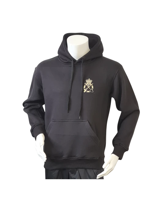 Lancer - Hoodie u/zip, INGEINØRREGIMENTET, Sort