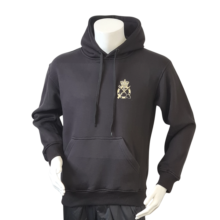 Lancer - Hoodie u/zip, INGEINØRREGIMENTET, Sort