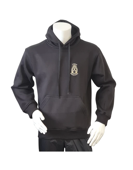 Lancer - Hoodie u/zip, HÆRENS SERGENTSKOLE, Sort