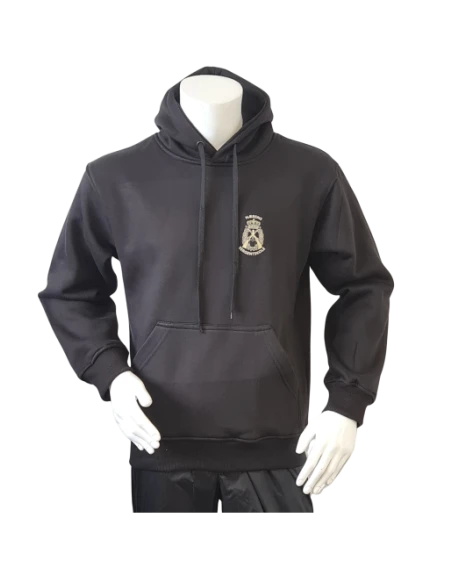 Lancer - Hoodie u/zip, HÆRENS SERGENTSKOLE, Sort