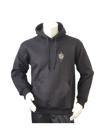 Lancer - Hoodie u/zip, SLESVIGSKE FODREGIMENT, Sort