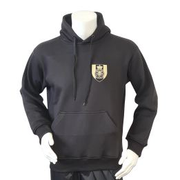 Lancer - Hoodie u/zip, TRÆNREGIMENTET, Sort