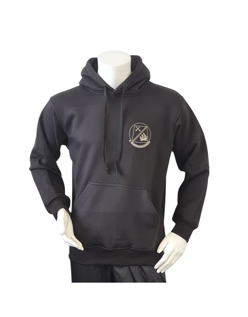 Lancer - Hoodie u/zip, 4. MARINEESKADRON, Sort