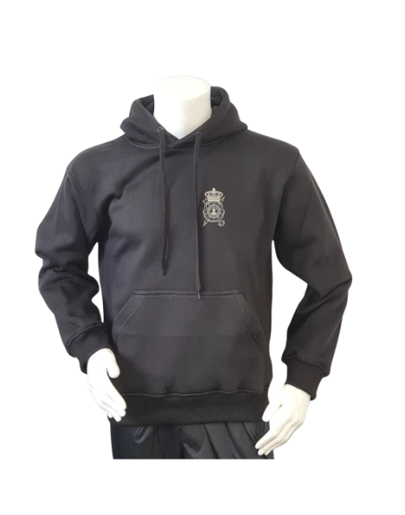 Lancer - Hoodie u/zip, EFTERRETNINGSREGIMENT, Sort