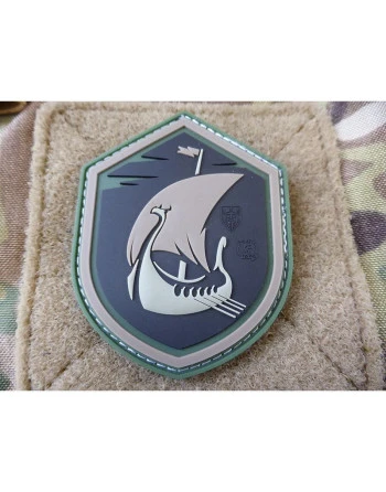 Drageskib 3D PVC Patch