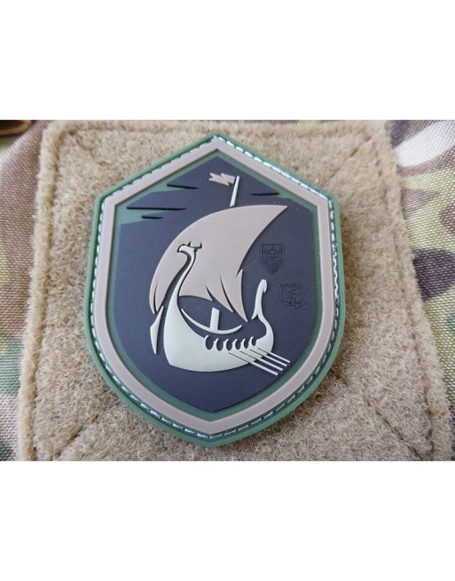 Drageskib 3D PVC Patch