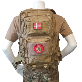 Rygsæk med Hærens Sergentskole-Patch, sæt