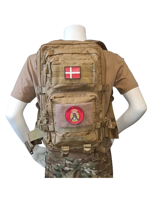 Rygsæk med Hærens Sergentskole-Patch, sæt