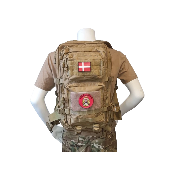 Rygsæk med Hærens Sergentskole-Patch, sæt