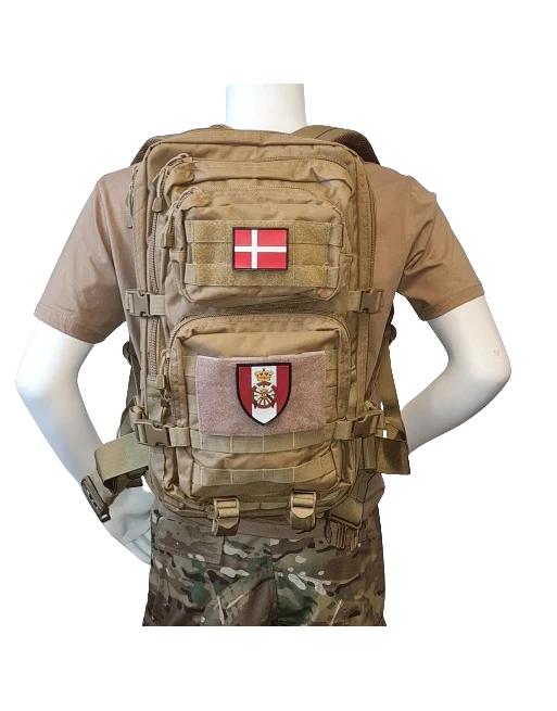 Rygsæk med Trænregimentet-Patch, sæt