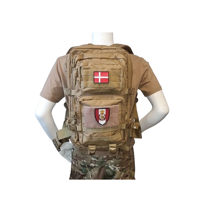 Rygsæk med Trænregimentet-Patch, sæt