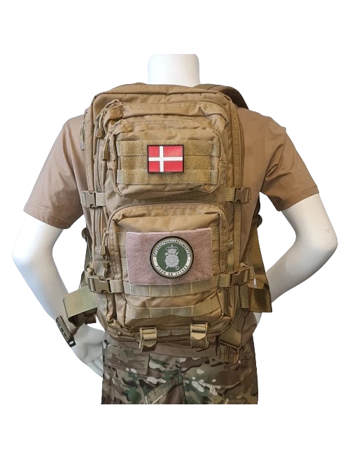 Rygsæk med Efterretningsregimentet-Patch, sæt