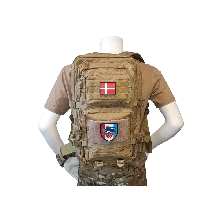 Rygsæk m. Jydske Dragonregiments Regimentsmærke, sæt