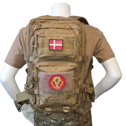 Rygsæk m. Garderhusarregimentets Regimentsmærke, sæt