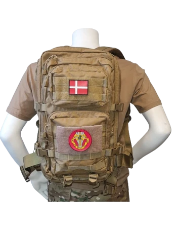 Rygsæk m. Garderhusarregimentets Regimentsmærke, sæt