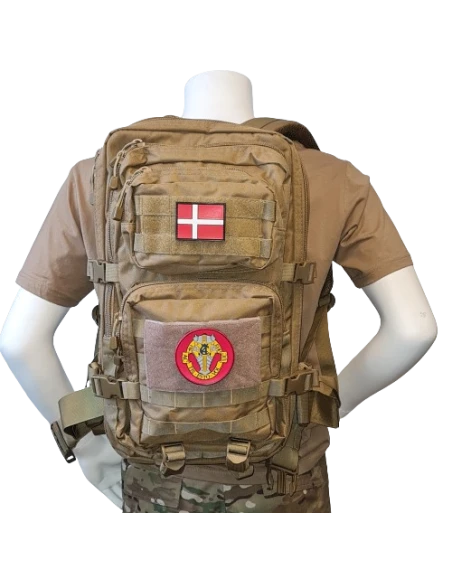 Rygsæk m. Garderhusarregimentets Regimentsmærke, sæt