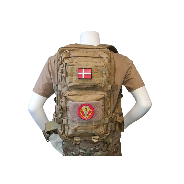 Rygsæk m. Garderhusarregimentets Regimentsmærke, sæt