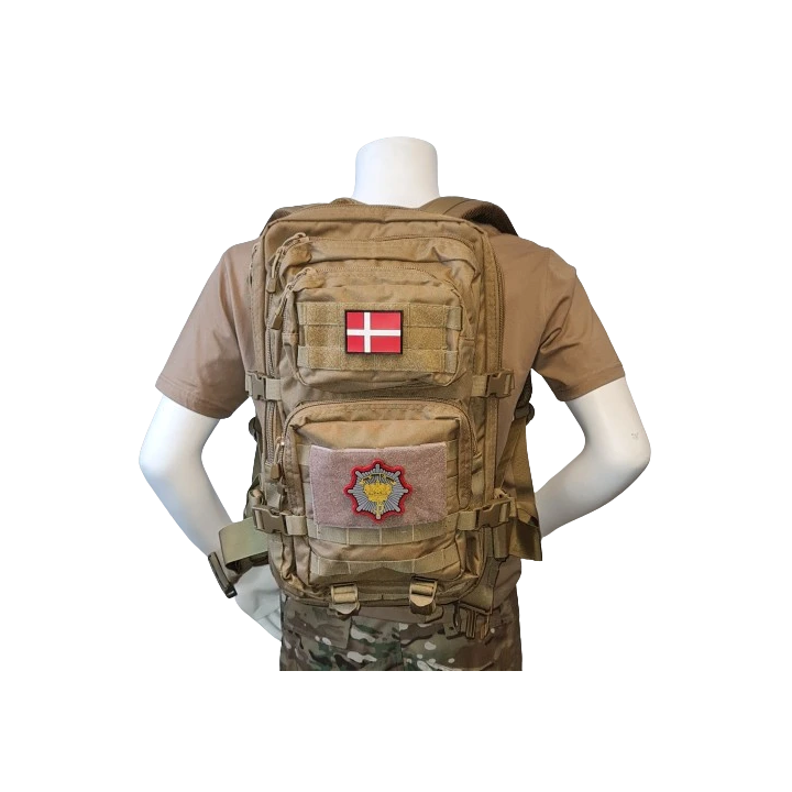 Ryksæk m. Den Kgl. Livgardes Regimentsmærke, sæt