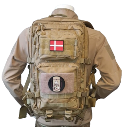 Rygsæk med Ingeniørregimentet-Patch, sæt