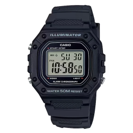Casio - W-218H-1AVEF Digital Armbåndsur, Sort