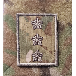 Feltgradstegn Kaptajn, MultiCam på Velcro