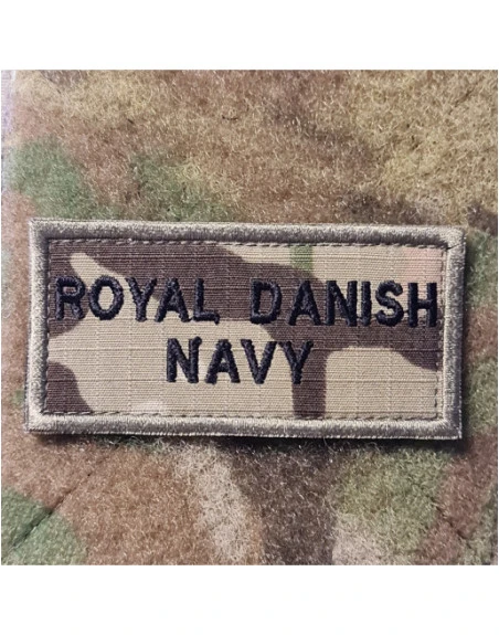 ROYAL DANISH NAVY ærmemærke, MultiCam på velcro