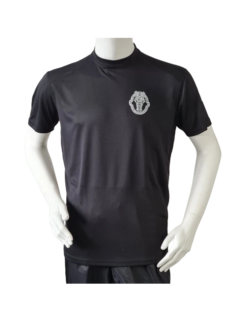 Lancer Løbetrøje med Gardehusarregimentet - reflekstryk, Sort