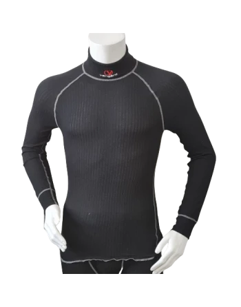 Vangárd –  MTS Undertrøje L/S med høj hals, Sort
